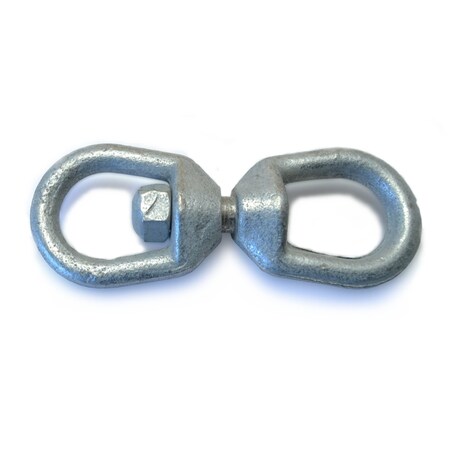 Midwest Fastener 5/16" Galvanized Steel Eye & Eye Swivels 54630